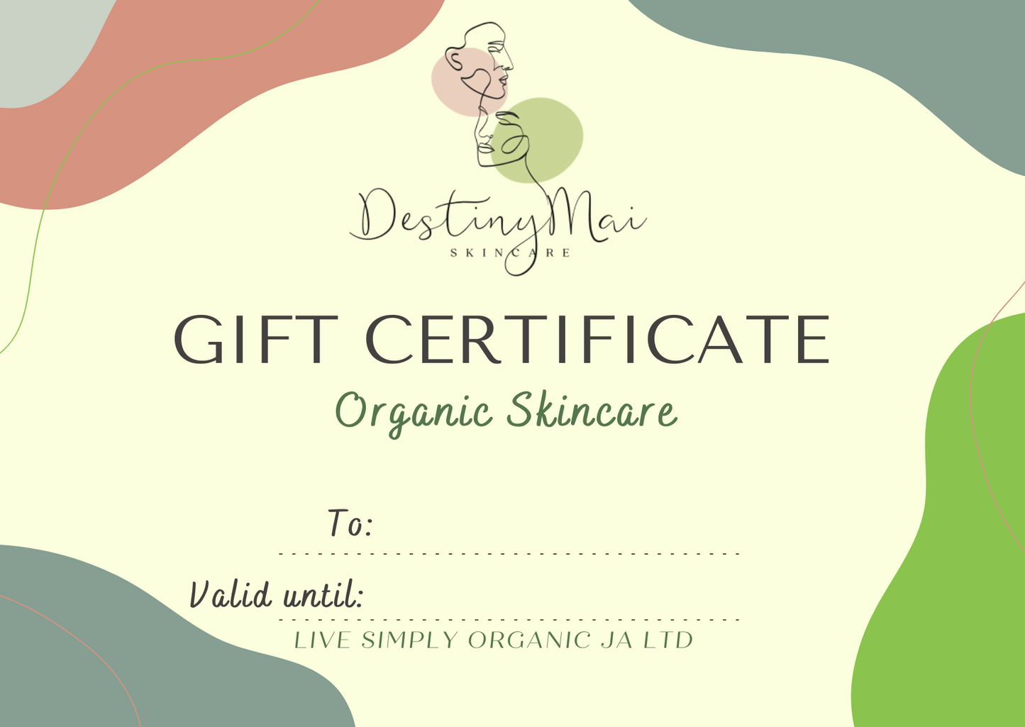 Live Simply Organic Gift Cards